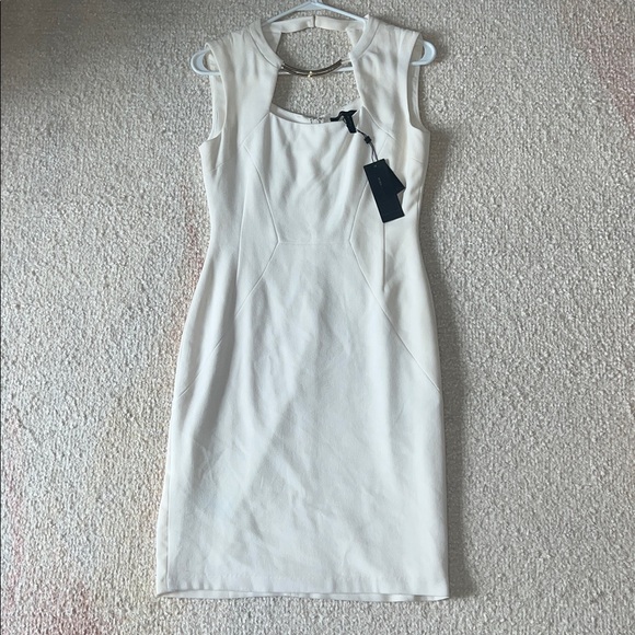 BCBGMaxAzria Dresses & Skirts - NEW BCBGMaxAzria Cream Sleeveless Dress